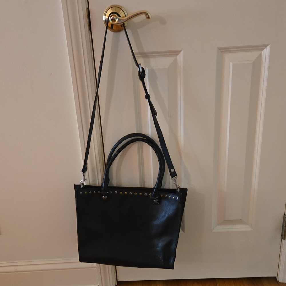 Patricia Nash Elegant Black Leather Handbag